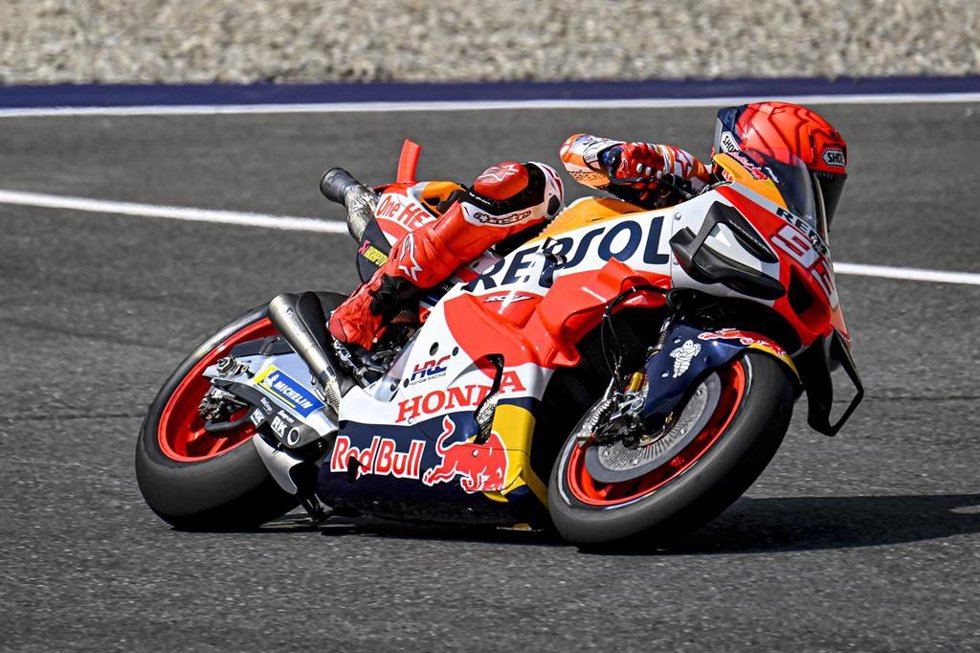 Marc Márquez, durante una carrera.