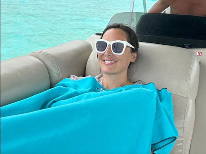 Archivo - Tamara Falcó durante su estancia en Bora Bora.