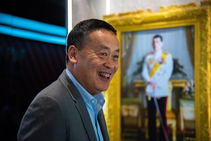 Srettha Thavisin, candidato a primer ministro de Tailandoa por el partido Phe Thai.