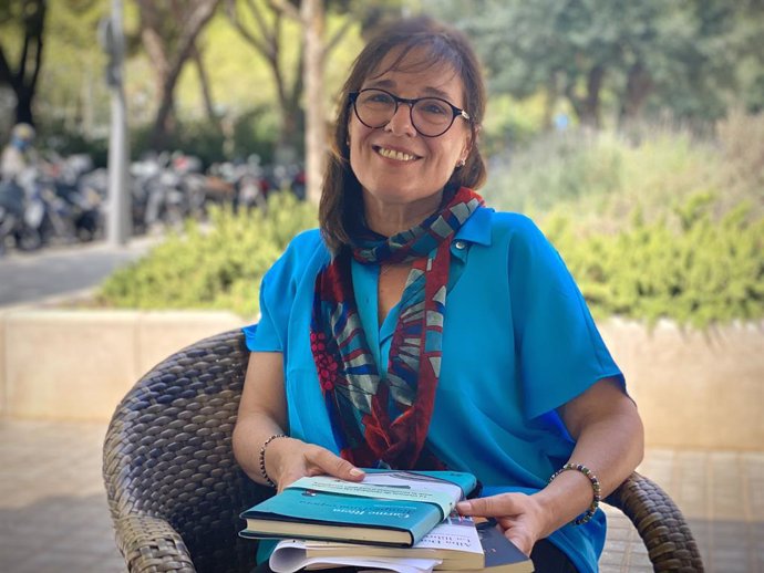 L'editora d'Edicions 62, Pilar Beltran, en una entrevista amb Europa Press a Barcelona