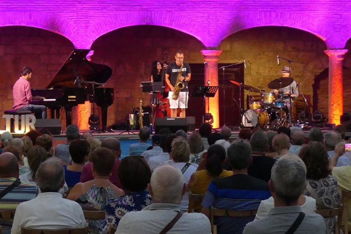 Concierto en un festival celebrado en Navarra.