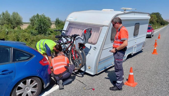 Actuación de la Policía Foral.