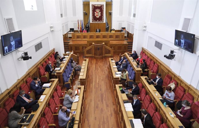 Archivo - Sesión del pleno de las Cortes 10 de septiembre de 2020