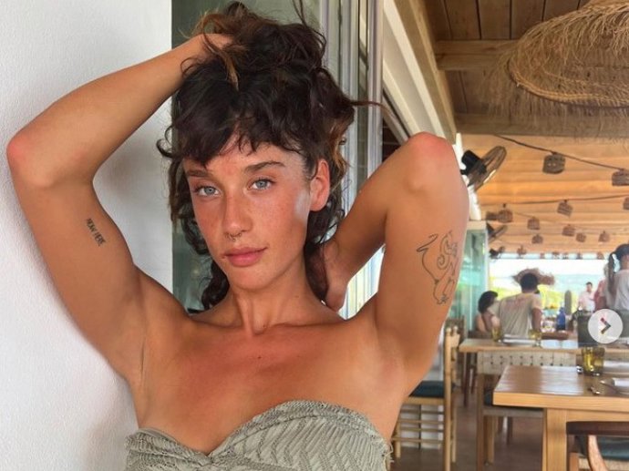 María Pedraza, en una imagen durante sus recientes vacaciones en Ibiza