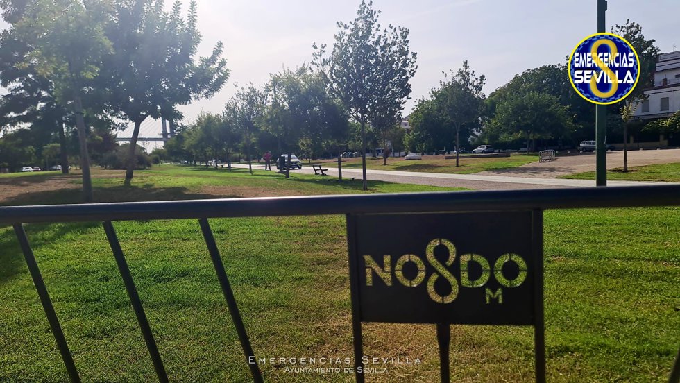 Parque Guadaíra, cerrado el día del partido entre el Real Betis y el Atlético de Madrid para evitar la concentración de aficionados
