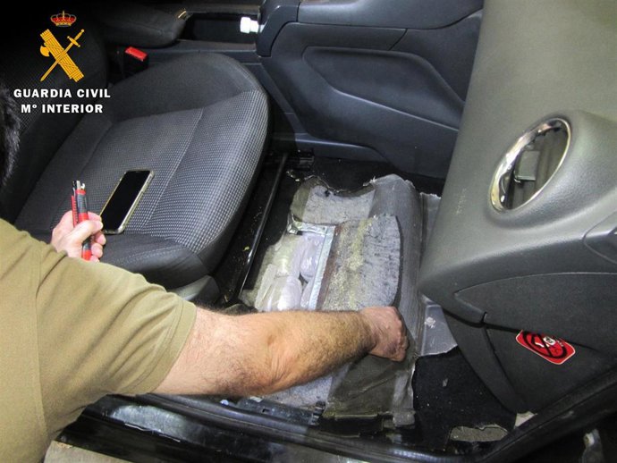 Operación de la Guardia Civil ante un alijo de droga