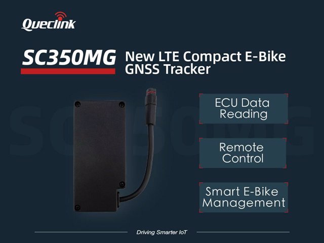 Queclink Launches New LTE Compact E-Bike GNSS Tracker SC350MG