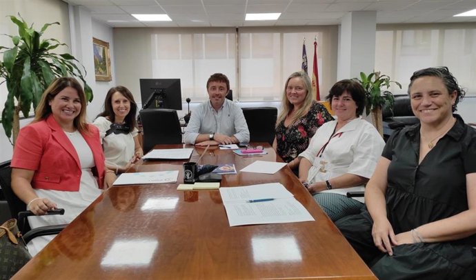 El director general del Servicio de Salud, Javier Ureña, reunido con el Colegio Oficial de Enfermeros de las Islas Baleares (Coiba)