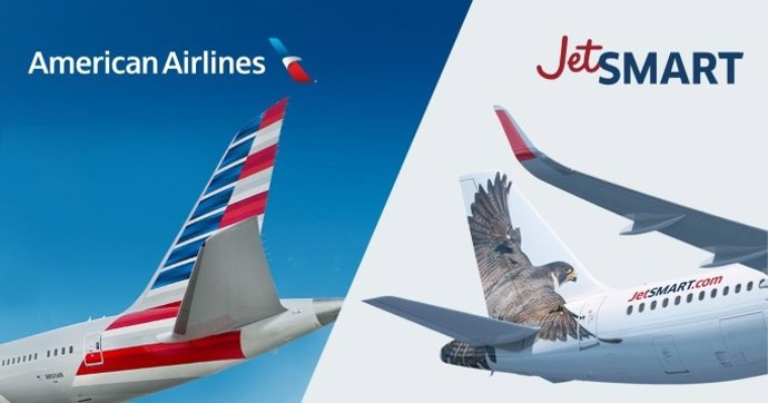 JetSMART y American Airlines.