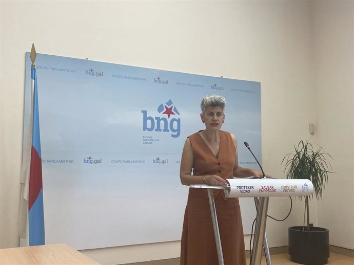 La diputada del BNG, Mercedes Queixas