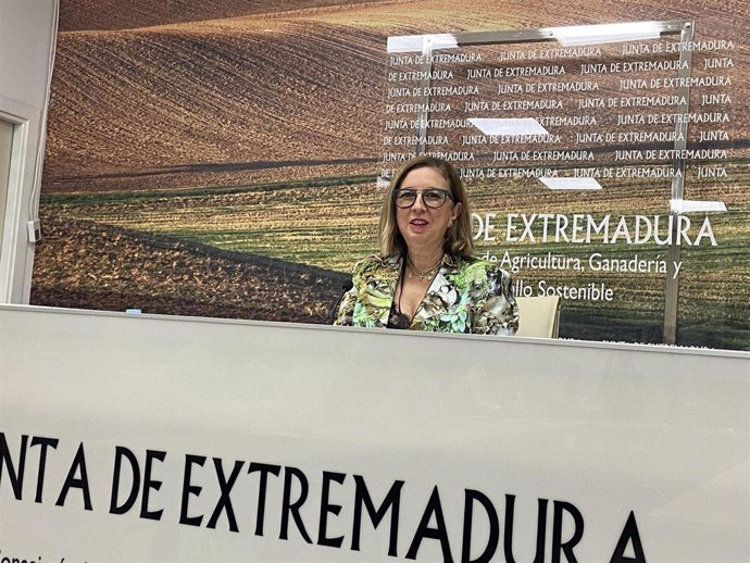 La consejera de Agricultura, Ganadería y Desarrollo Sostenible, Mercedes Morán, en rueda de prensa