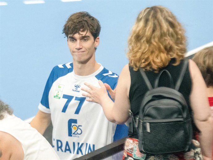 Pablo Urdangarín en el partido de Fraikan BM Granollers contra Billere Handball Pau Pyrenessn