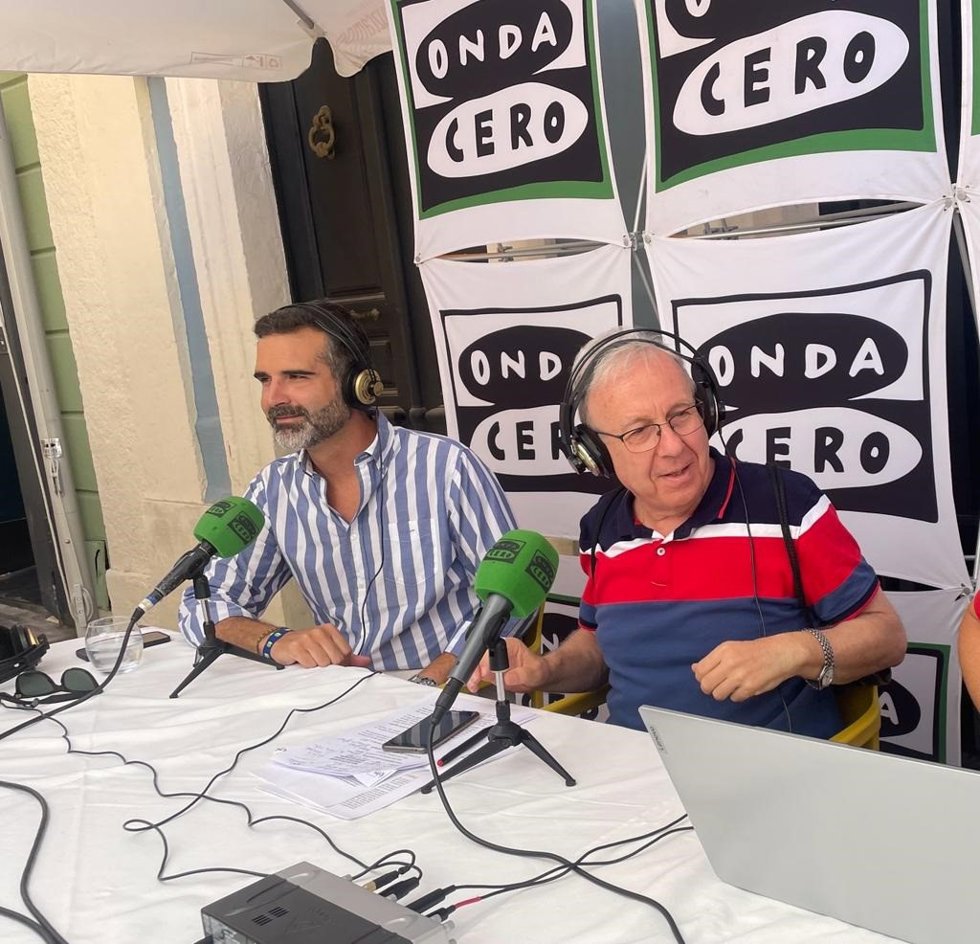 El consejero de Sostenibilidad, Medio Ambiente y Economía Azul, Ramón Fernández-Pacheco, en una entrevista en Onda Cero.