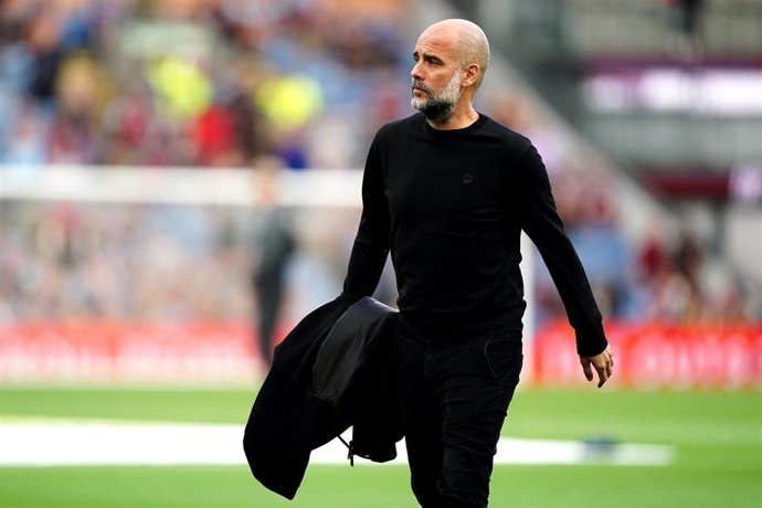 El entrenador del Manchester City, Pep Guardiola.