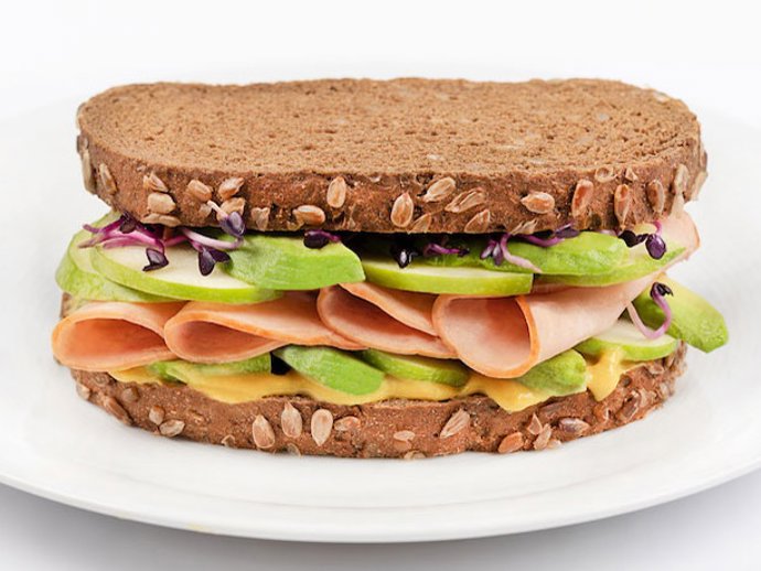 Archivo - Imagen de un sandwich vegetal