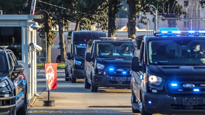 Vehículos policiales en el condado de Fulton, en Georgia