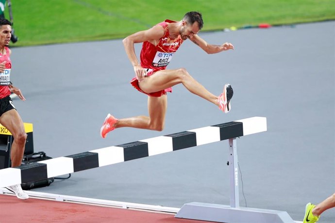 El atleta español Dani Arce, en plena carrera.