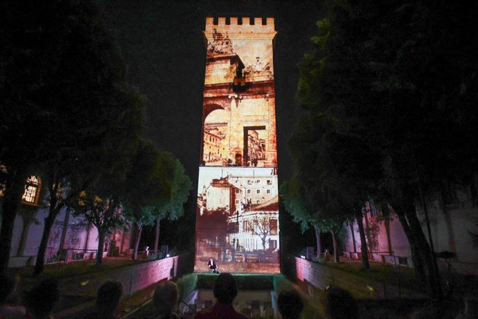 Proyección del espectáculo audiovisual 'Bécquer, la vigilia del sueño' en la Torre de Don Fadrique.