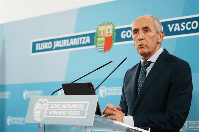 Archivo - El Vicelehendakari Primero y Consejero de Seguridad, Josu Erkoreka