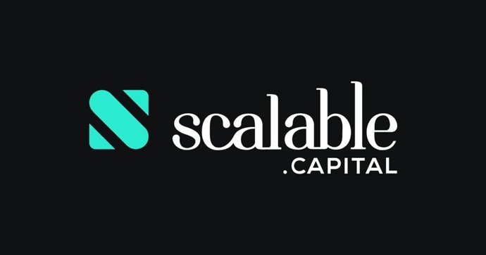 Archivo - Logo de la plataforma de inversión europea Scalable Capital.