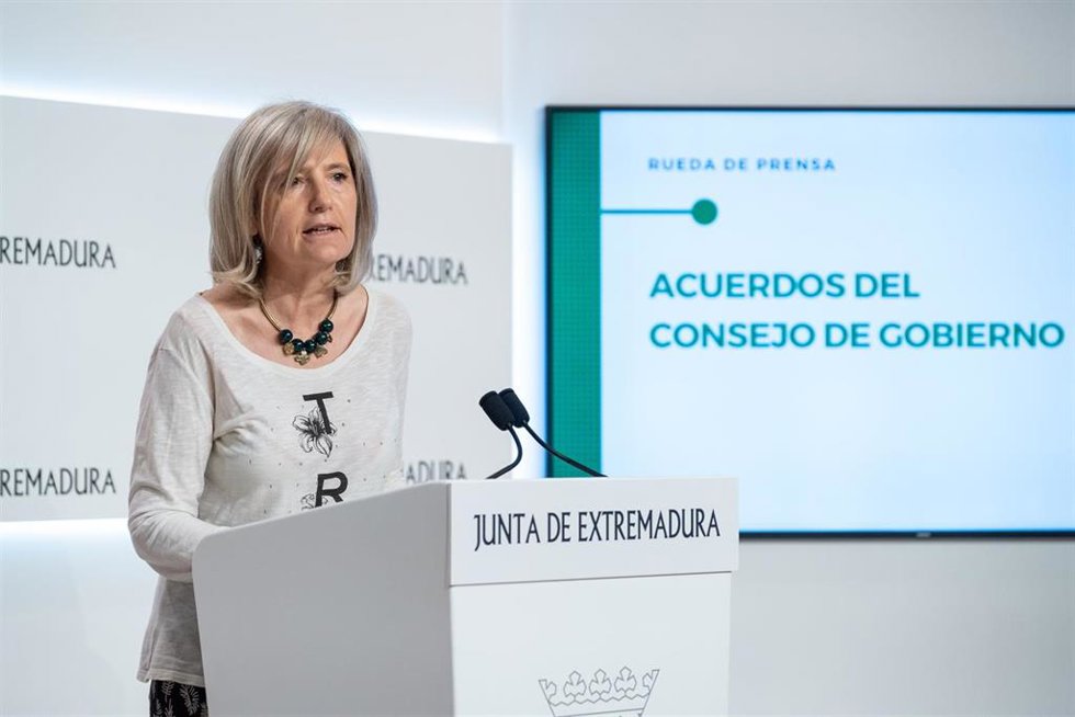 La portavoz de la Junta, Victoria Bazaga.