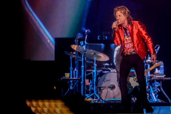 Archivo - El vocalista y cofundador del grupo The Rolling Stones, Mick Jagger, en un concierto en el Wanda Metropolitano, a 1 de junio de 2022, en Madrid (España)
