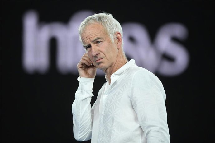 Archivo - El extenista John McEnroe, en el Abierto de Australia 2019.