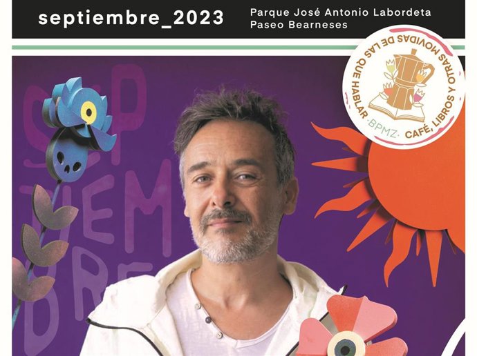 Cartel promocional del encuentro con Santi Balmes