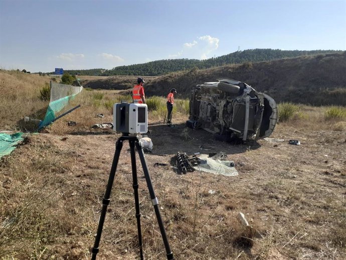 Imagen del accidente.