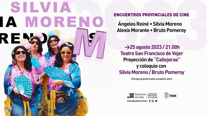 Cartel de la proyección en Vejer del documental 'Callejeras', de Silvia Moreno