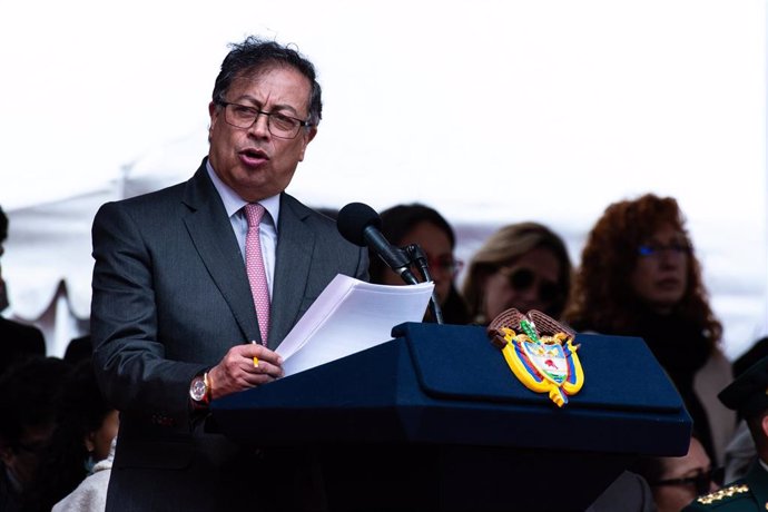 El presidente de Colombia, Gustavo Petro