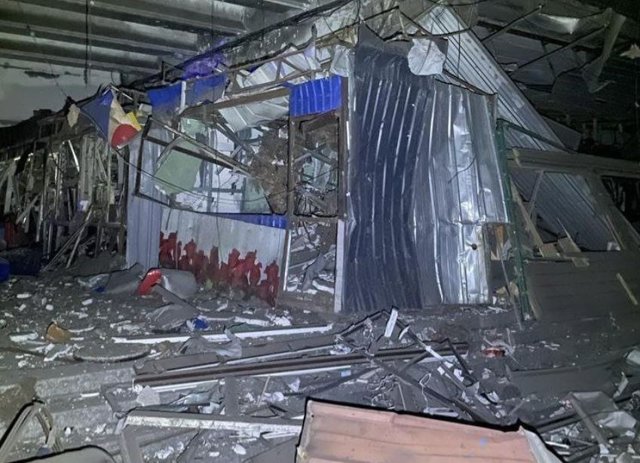 Ataque nocturno ruso en Dnipro