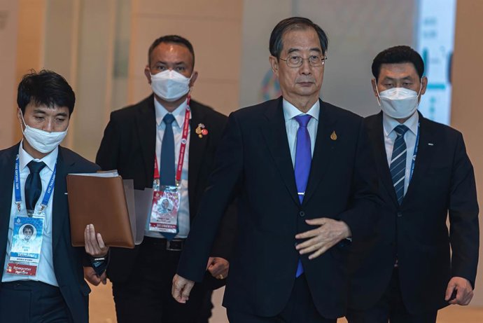 Archivo - Imagen de archivo del primer ministro de Corea del Sur, Han Duck Soo