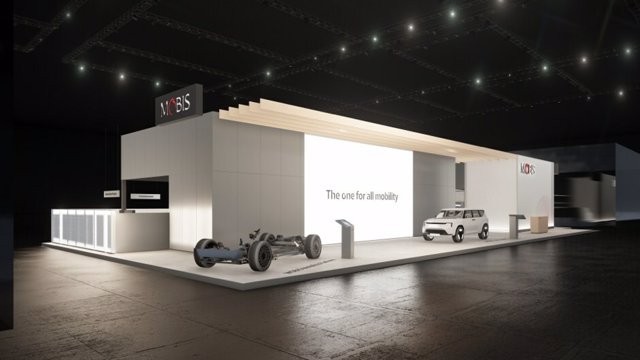 Hyundai Mobis booth at IAA Mobility 2023