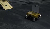 India despliega el rover Pragyan cerca del polo sur lunar