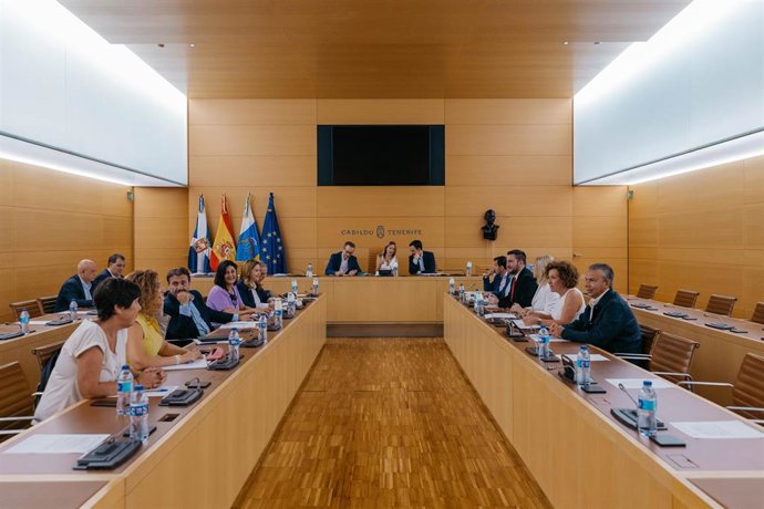 Reunión del Consejo de Gobierno del Cabildo de Tenerife