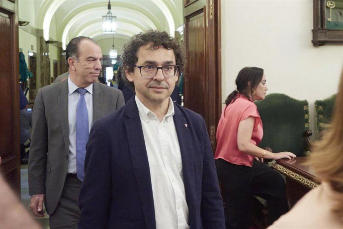 Archivo - Txema Mauleon de Contigo Zurekin en primer plano.