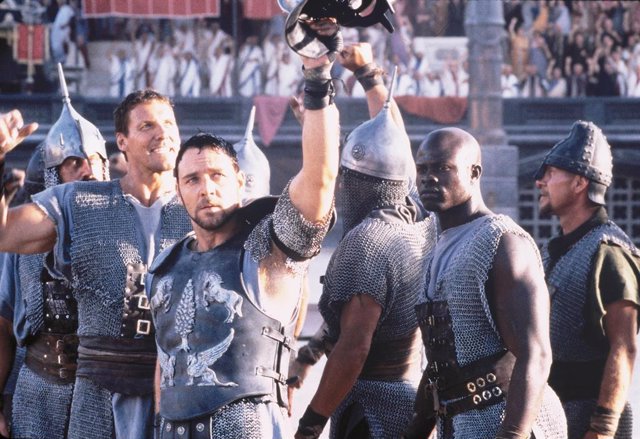Archivo - Russell Crowe confiesa que casi abandona Gladiator porque el guión "era una absoluta basura"