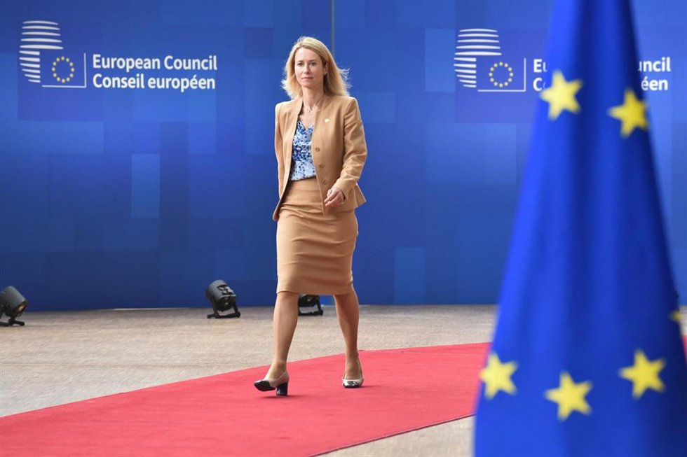 Archivo - Kaja Kallas, primera ministra de Estonia
