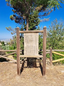 Lugar en el que estaba la placa en La Colonia