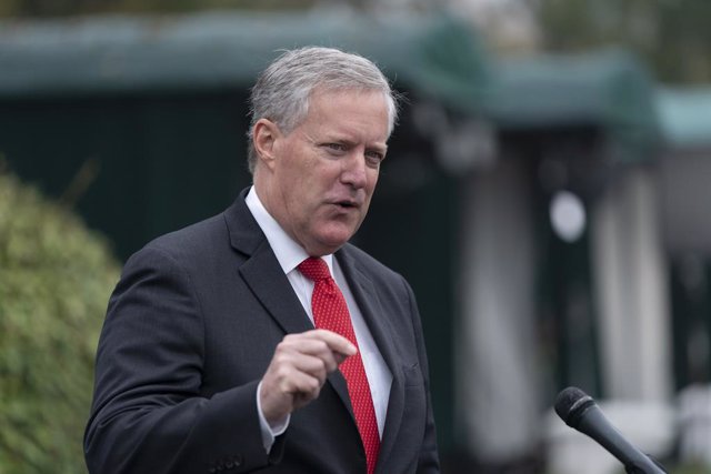 Archivo - October 21, 2020, Washington, District of Columbia, USA: White House Chief of Staff Mark Meadows speaks to the media at the White House in Washington, DC on October 21, 2020