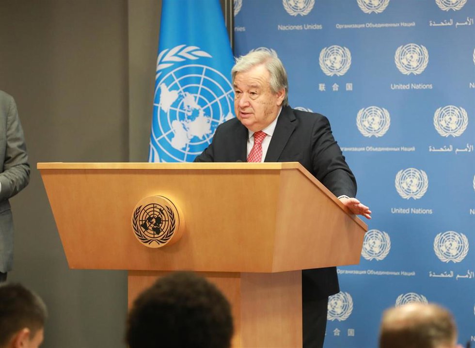 El secretario general de Naciones Unidas, António Guterres
