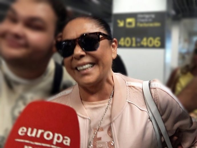 ISABEL PANTOJA LLEGA A LAS PALMAS DE GRAN CANARIA