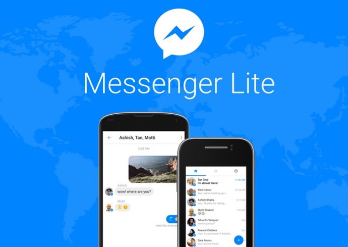 Aplicación Messenger Lite