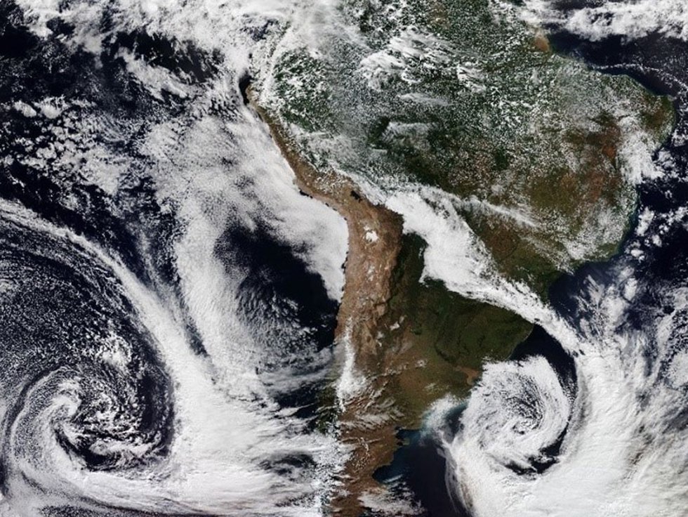Archivo - Tormentas de invierno en el hemisferio sur
