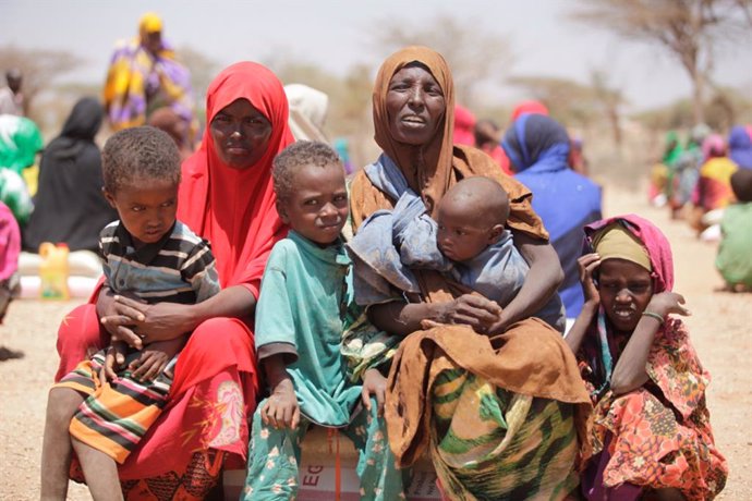 Archivo - April 9, 2017 - People in several villages in different areas in Somaliland have been affected by severe malnutrition and lack of water as a result of drought. Some NGOs based in Somaliland have been involved in distributing food and water to 