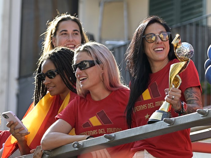 LAS JUGADORAS DE LA ROJA EN IMAGEN DE ARCHIVO