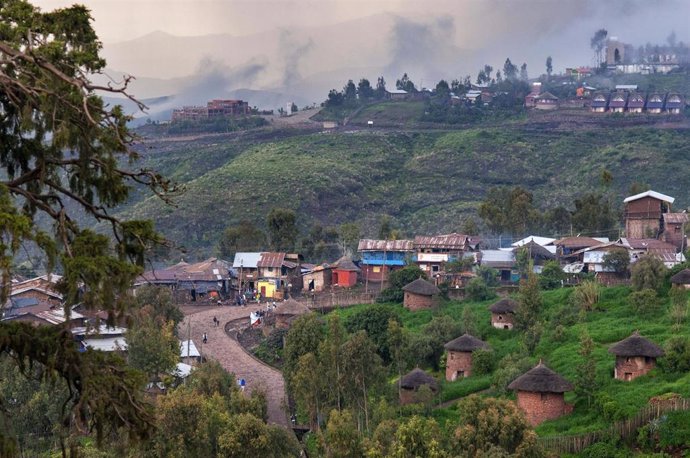 Archivo - Una aldea en Lalibela, en la región etíope de Amhara