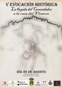 Cartel de la V Evocación Histórica en Valencia del Ventoso