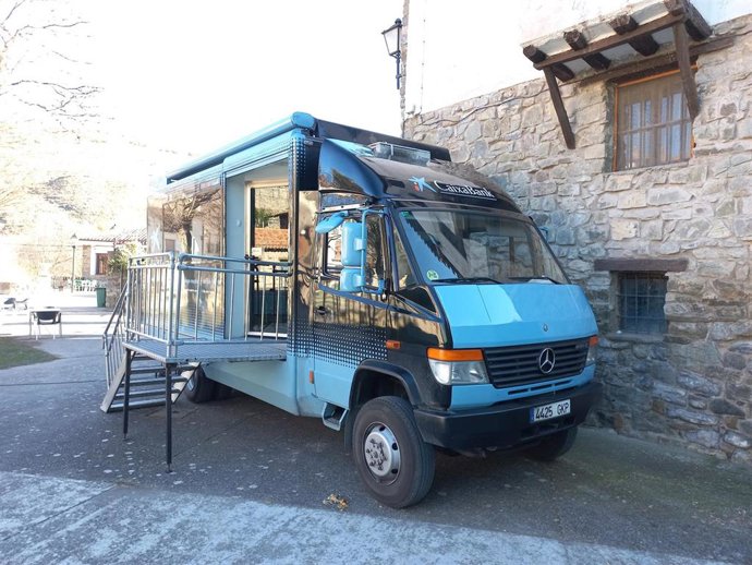 Oficina móvil en San Román de Cameros